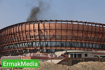 В Екатеринбурге снова горит ледовая арена 