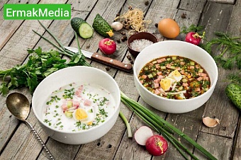 Праздничная окрошка 